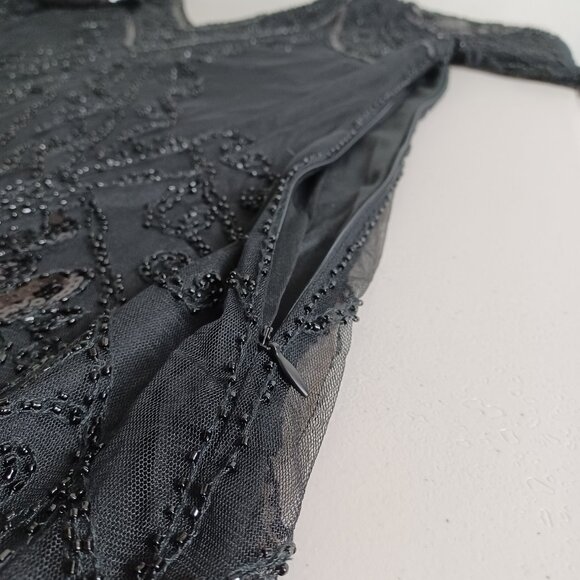 Fringe Sequin Beaded Flapper Dress - Picture 7 of 16